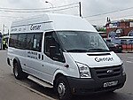 Бесплатный автобус Genser в пункт аренды автомобилей АрендаАвто-гсь на Новорязанском шоссе